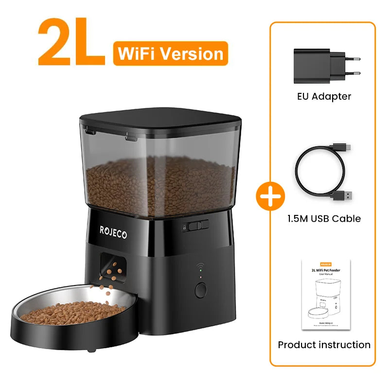 Smart Automatic Pet Feeder with App Control
