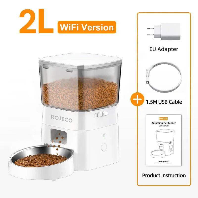 Smart Automatic Pet Feeder with App Control