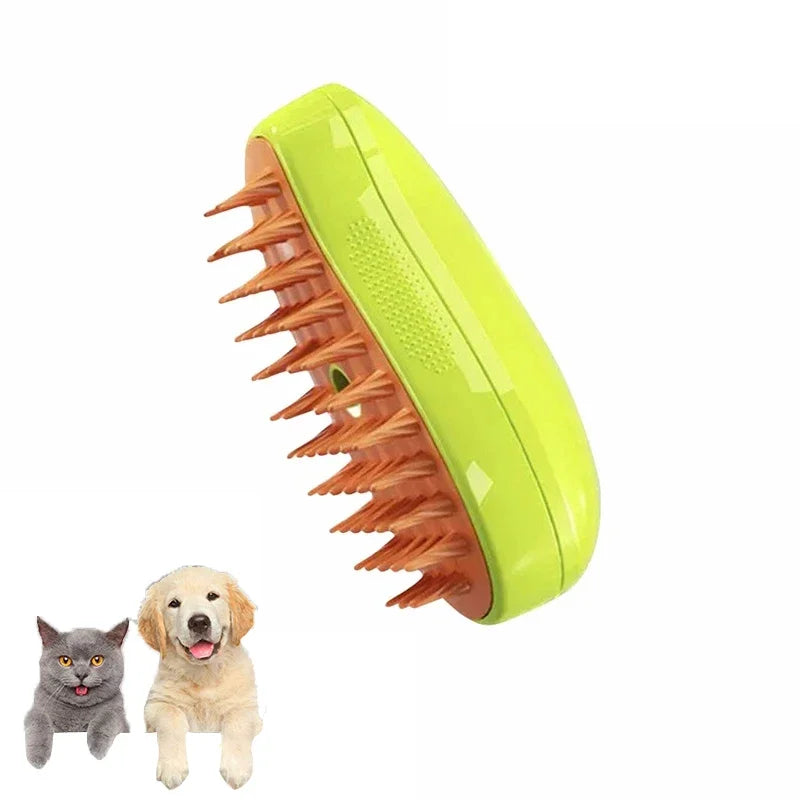 Self-Cleaning Pet Massage Brush