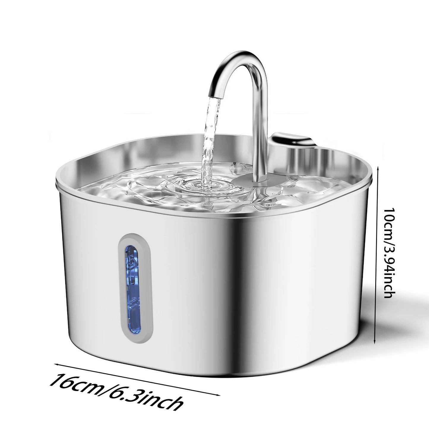 Stainless Steel Automatic Pet Water Fountain