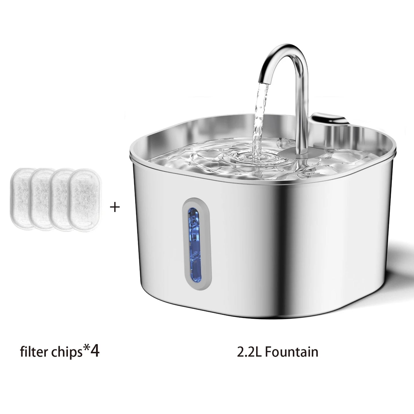 Stainless Steel Automatic Pet Water Fountain