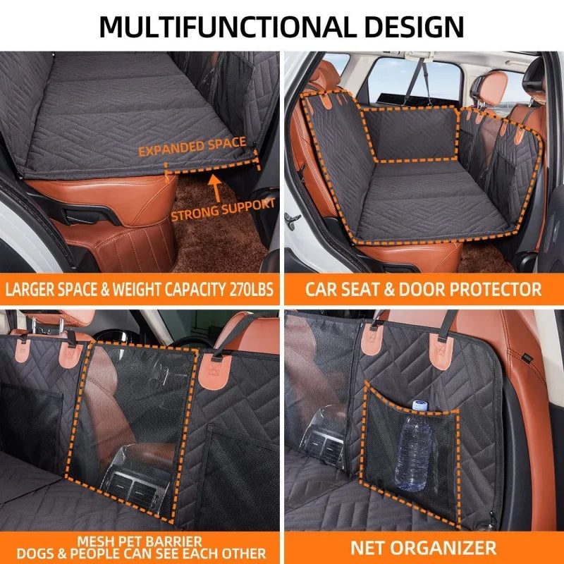 Waterproof Dog Car Back Seat Cover
