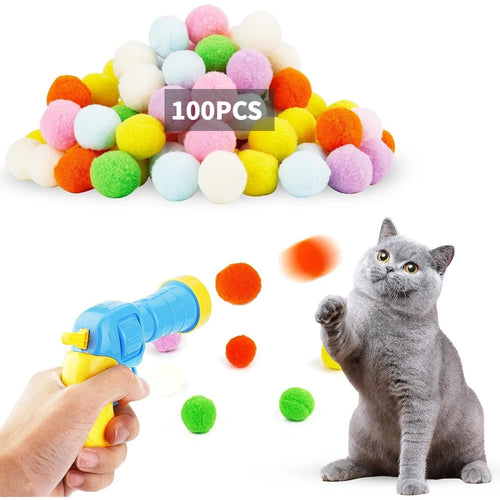 Interactive Cat Ball Launcher Toy