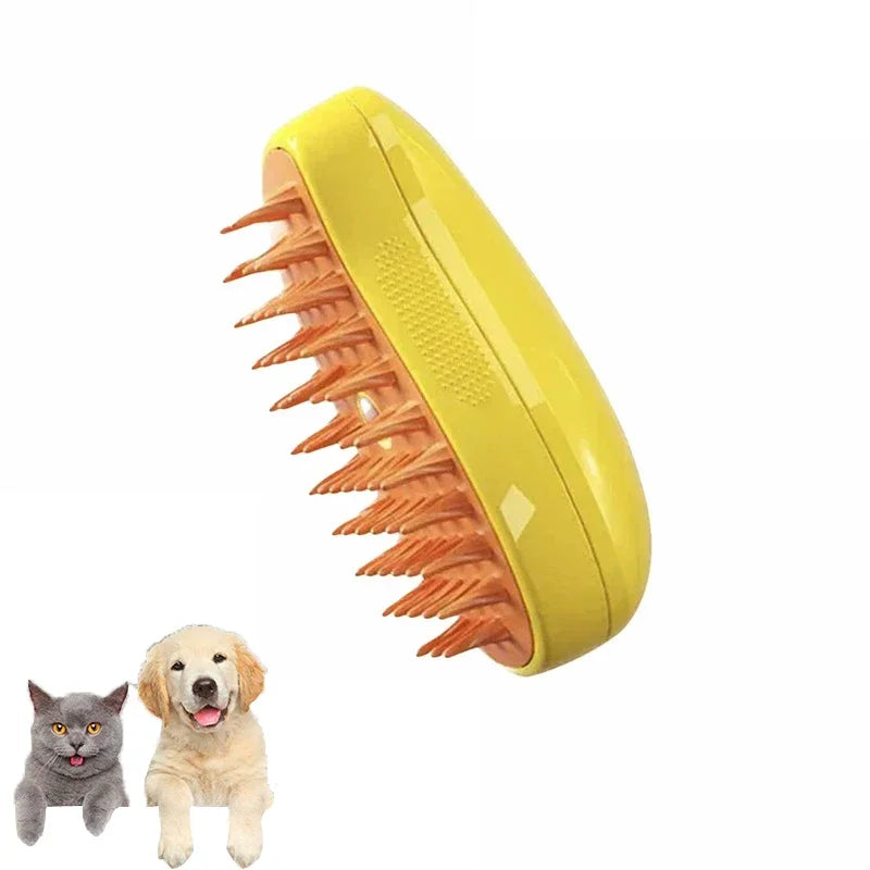 Self-Cleaning Pet Massage Brush