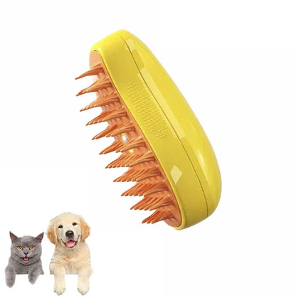 Self-Cleaning Pet Massage Brush