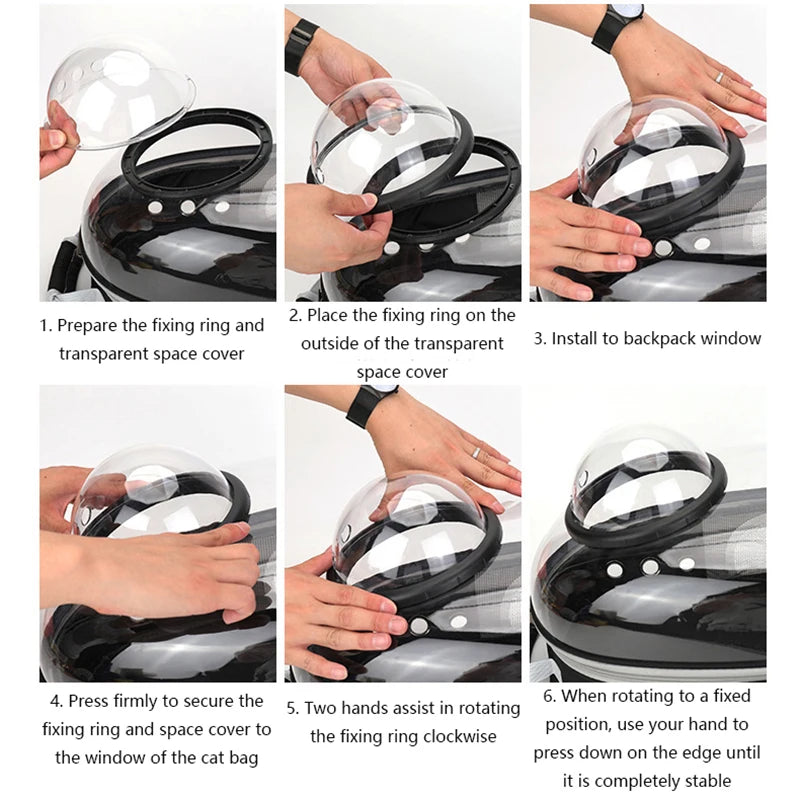 Astronaut Capsule Pet Backpack Carrier