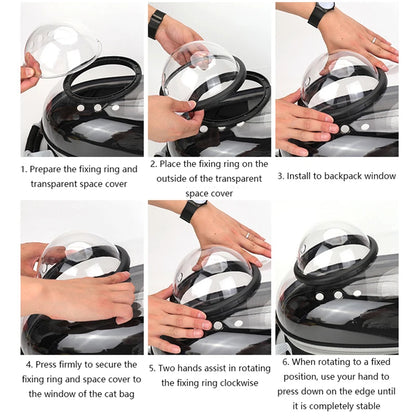 Astronaut Capsule Pet Backpack Carrier