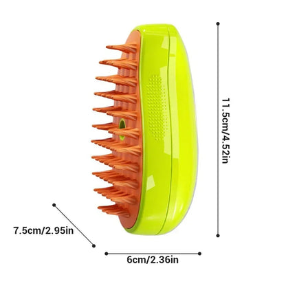 Self-Cleaning Pet Massage Brush